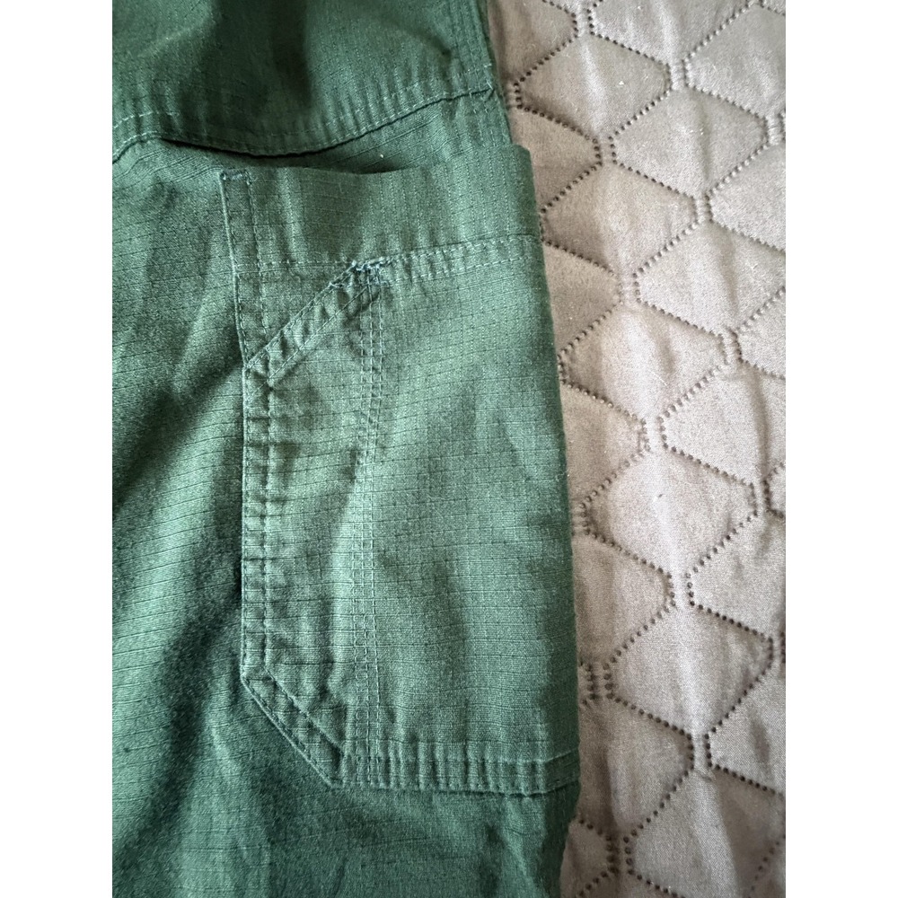 Carhartt Scrub Top Pants Set Mens 3XL Green Medical Cargo Pockets Ripstop - Picture 11 of 16
